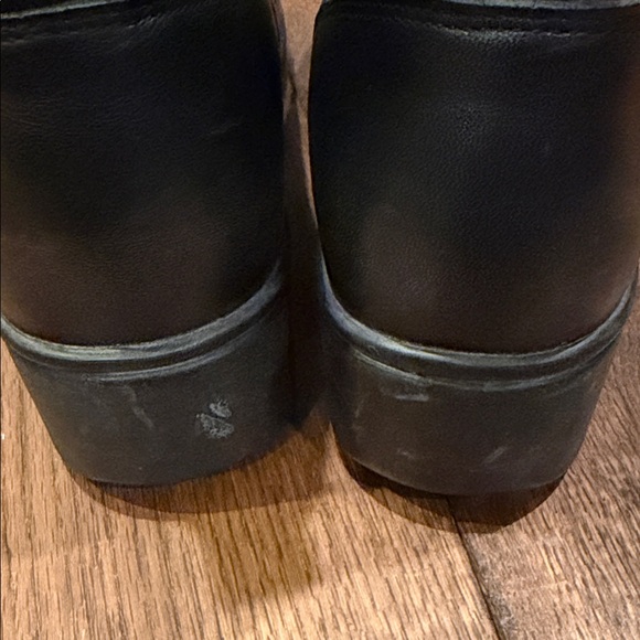 Dansko Black Front Zipper Boots, Size 7.5 (38) - Picture 6 of 11